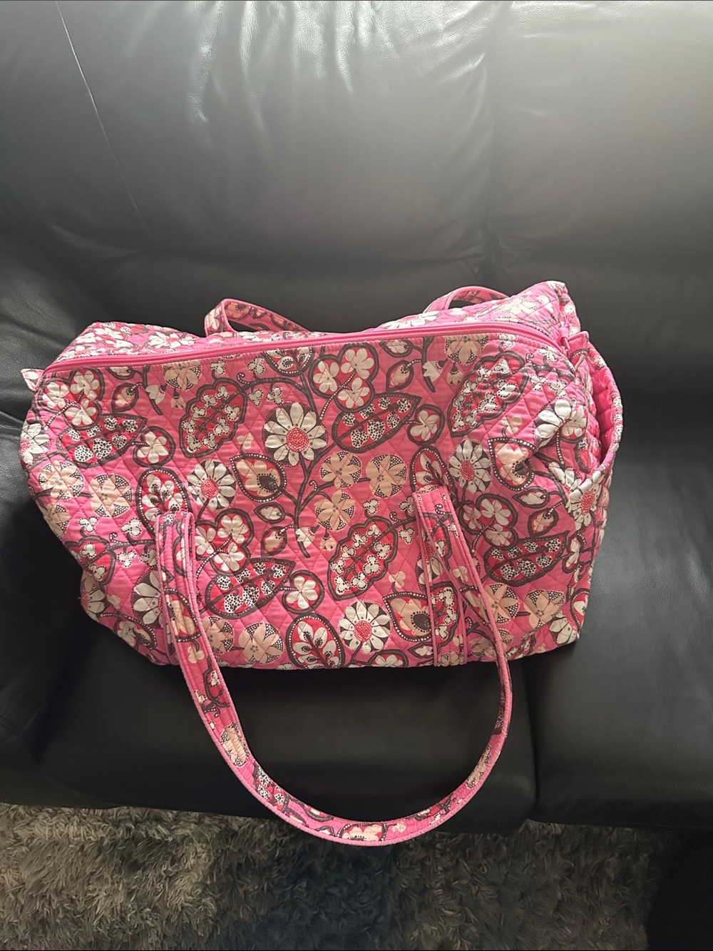 Vera Bradley duffel bag Hope Toile pattern
 Pink Floral Tote Bag